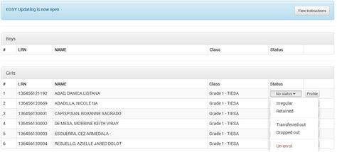 lis.deped.gov.ph dashboard